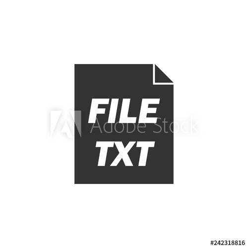 500x500 Txt Icon Flat