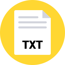Txt Icon Flat 256x256 Txt Icon Flat
