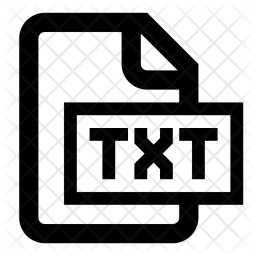 Txt Icon Of Line Style 256x256 Txt Icon Of Line Style