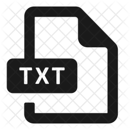 Txt Icon Of Glyph Style 256x256 Txt Icon Of Glyph Style