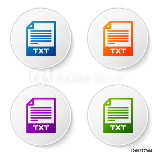 Color Txt Document Icon Download Txt Button Icon Isolated 500x500 Color Txt Document Icon Download Txt Button Icon Isolated