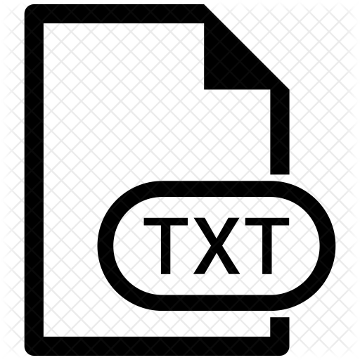 Download Free Png Txt Icon 512x512 Download Free Png Txt Icon