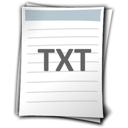 Txt Icon 256x256 Txt Icon