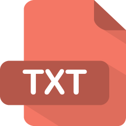 256x256 Txt Icon Flat Type Iconset Pelfusion