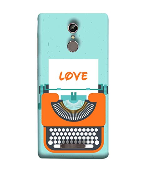466x546 Printfidaa Typewriter Icon Love Cyan Background