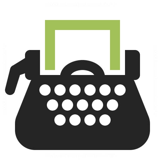 512x512 Typewriter Icon Iconexperience
