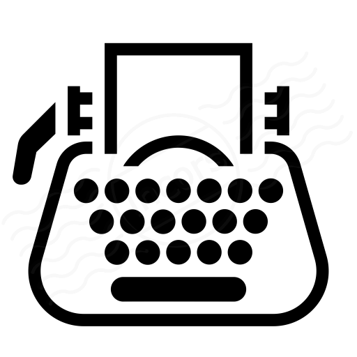 512x512 Iconexperience I Collection Typewriter Icon