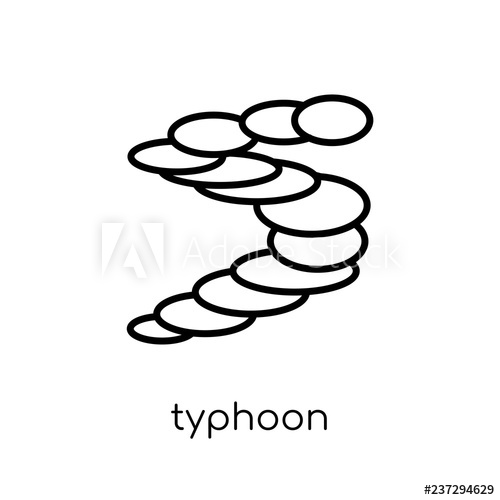 500x500 Typhoon Icon From Weather Collection