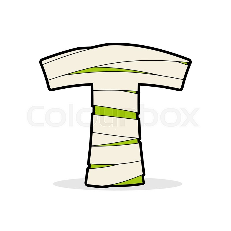 Letter T Mummy Typography Icon In Stock Vector Colourbox 800x800 Letter T Mummy Typography Icon In Stock Vector Colourbox