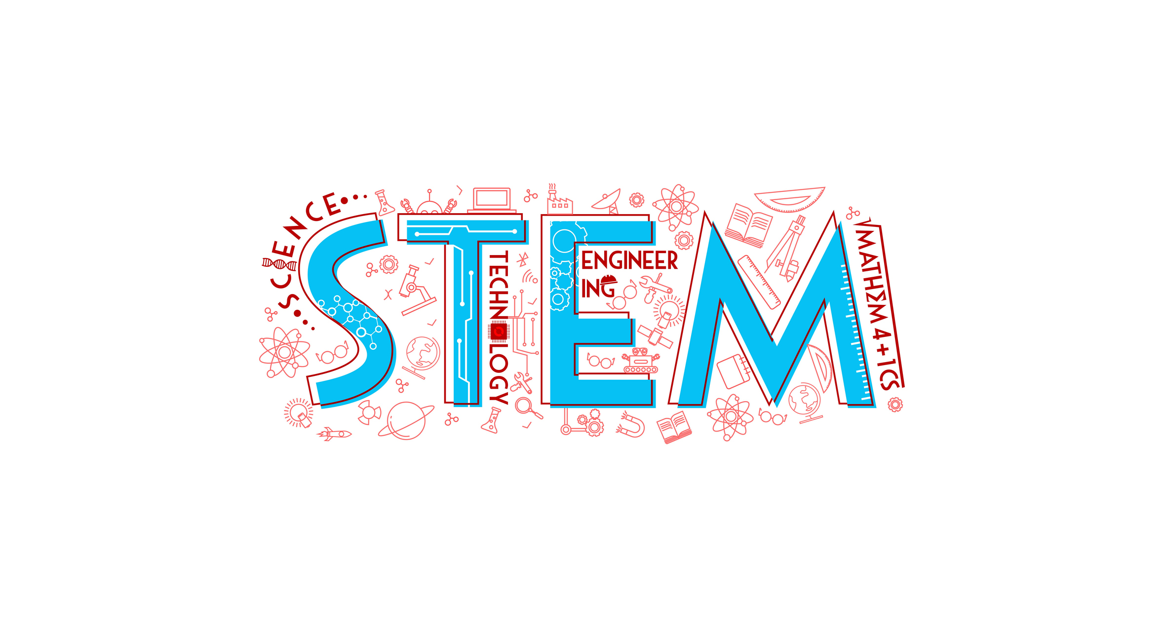 Stem Typography Icon Illustration 2358x1271 Stem Typography Icon Illustration