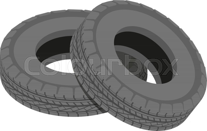 800x506 Truck Tyre Icon Isometric Stock Vector Colourbox