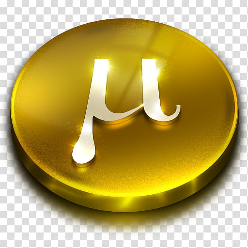 Utorrent Icon, Round Gold U Logo Transparent Background Png 512x512 Utorrent Icon, Round Gold U Logo Transparent Background Png