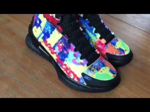 480x360 Ua Icon Curry Custom Basketball Shoes Unboxing