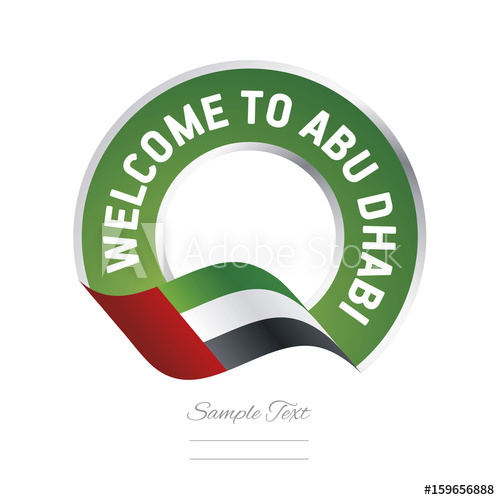 500x500 Welcome To Abu Dhabi Uae Flag Logo Icon