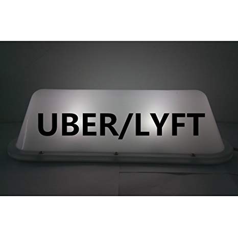 466x466 New Car Top Light Uber And Lyft Double Icon