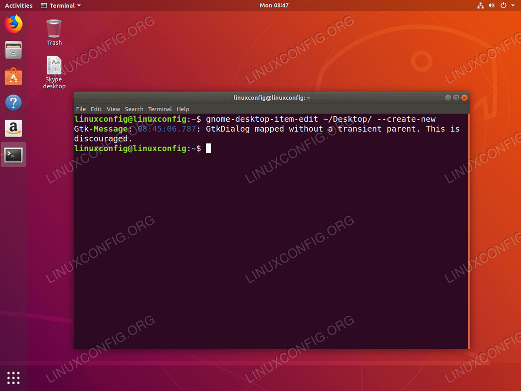 How To Create Desktop Shortcut Launcher On Ubuntu Bionic 1045x784 How To Create Desktop Shortcut Launcher On Ubuntu Bionic