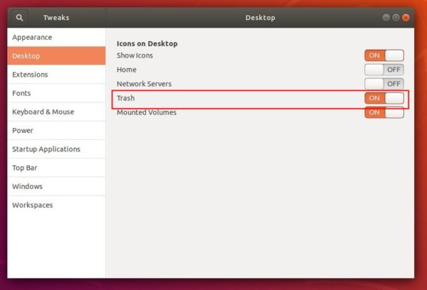 Quick Tip Remove Trash Icon From Ubuntu Gnome Desktop 600x408 Quick Tip Remove Trash Icon From Ubuntu Gnome Desktop