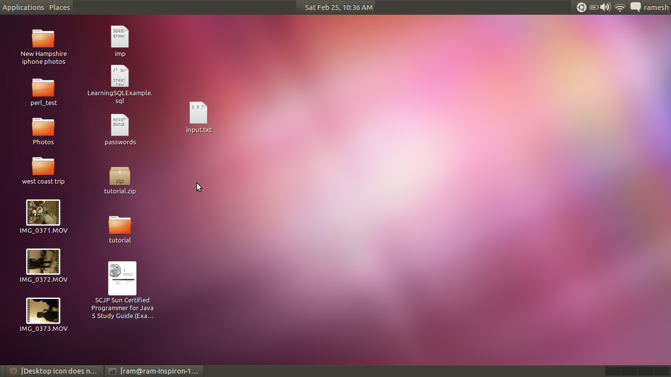 Desktop Icon Size Editing With Nautilus 1366x768 Desktop Icon Size Editing With Nautilus