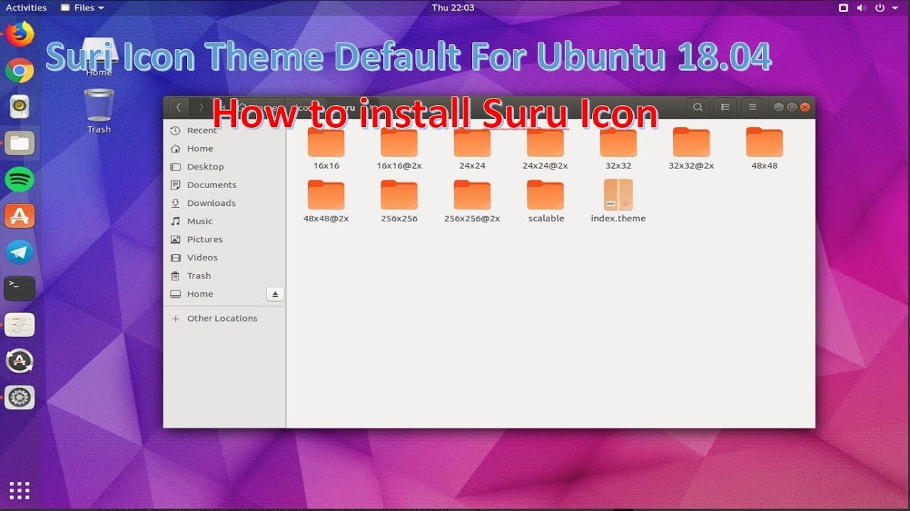 1280x720 How To Install Suru Icon Theme On Ubuntu