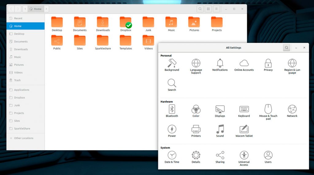 How To Install Ubuntu Touch Suru Icon Theme In Ubuntu Derivatives 1024x571 How To Install Ubuntu Touch Suru Icon Theme In Ubuntu Derivatives