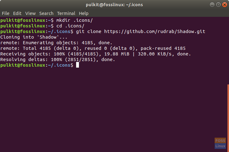 How To Install Shadow Flat Icon Theme On Ubuntu 734x488 How To Install Shadow Flat Icon Theme On Ubuntu