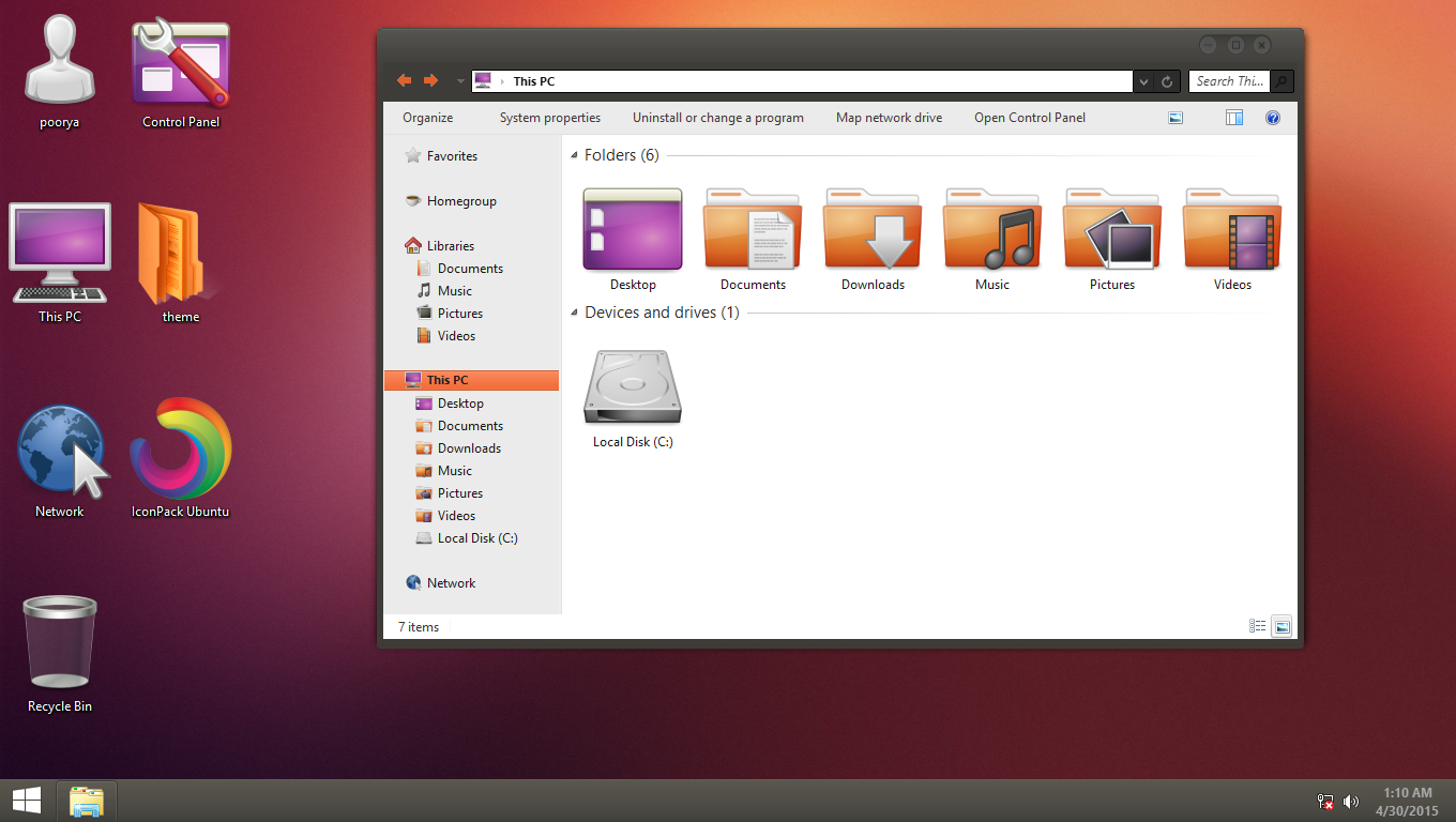 Ubuntu Iconpack 1360x768 Ubuntu Iconpack