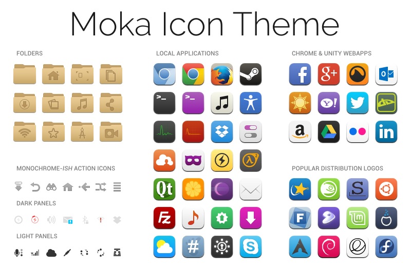 800x520 Moka Icon Theme For Ubuntulinux Mintother Ubuntu Derivatives