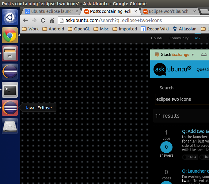 682x599 Eclipse Has Two Icons On Unity Launcher When I Only Want One