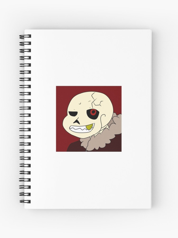 750x1000 Uf Sans Chibi Icon Spiral Notebook