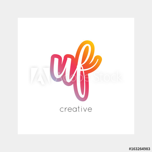 500x500 Uf Logo, Vector Useful As Branding, App Icon, Alphabet