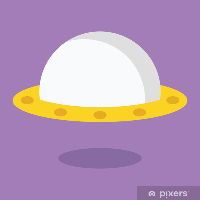 700x700 Vector Ufo Icon Sticker