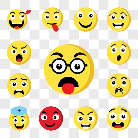 Set Of Transparent Icons Such As Nerd Emoji, Ugly Smart Vampire 450x450 Set Of Transparent Icons Such As Nerd Emoji, Ugly Smart Vampire