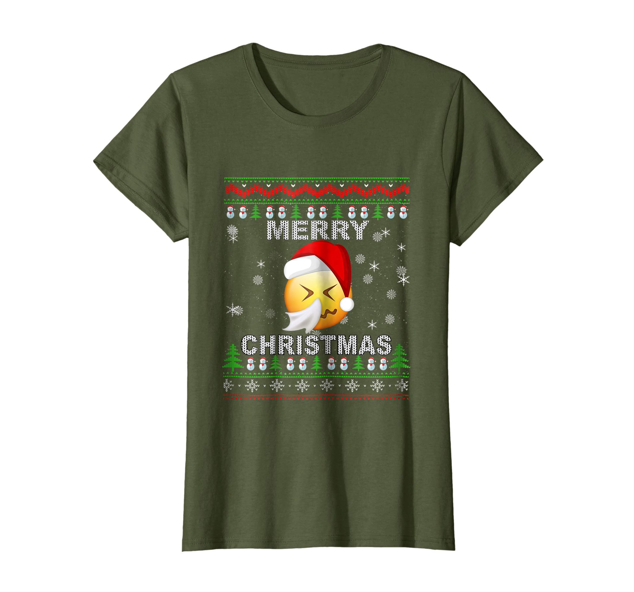 2140x2000 Sneezing Emoji Icon Emojis Christmas Ugly Sweater