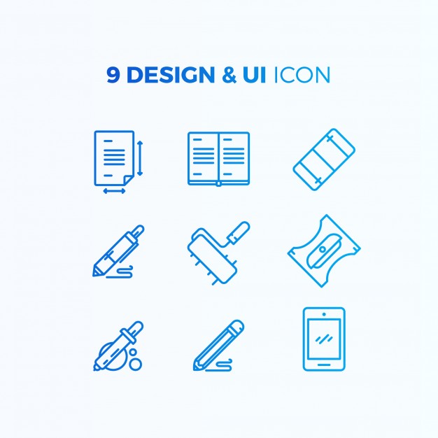 626x626 Ui And Design Icon Collection Vector Free Download
