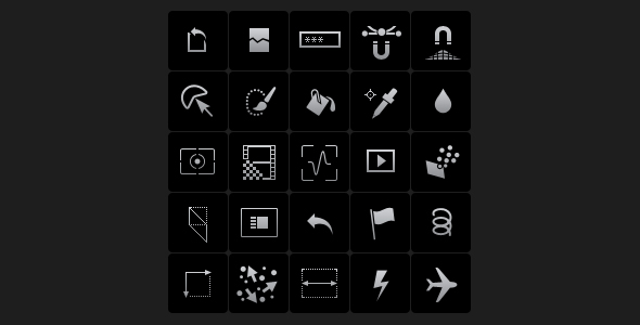 590x300 User Interface Icon Set