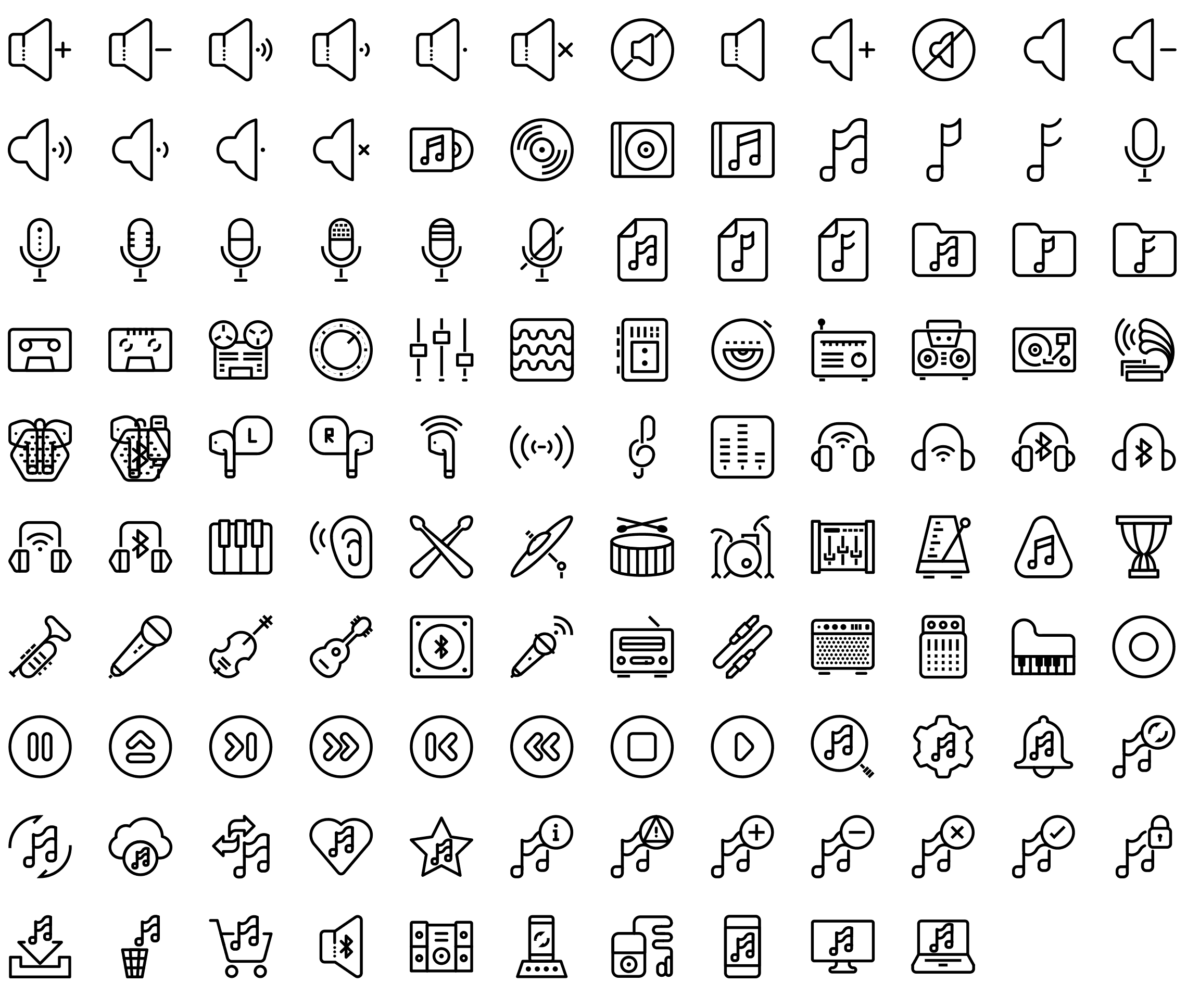 2280x1936 Native Line Icons Pack