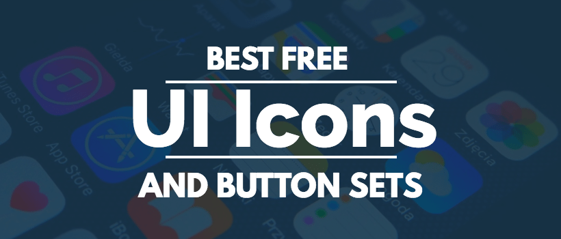 820x350 Best Free Ui Icons And Button Sets