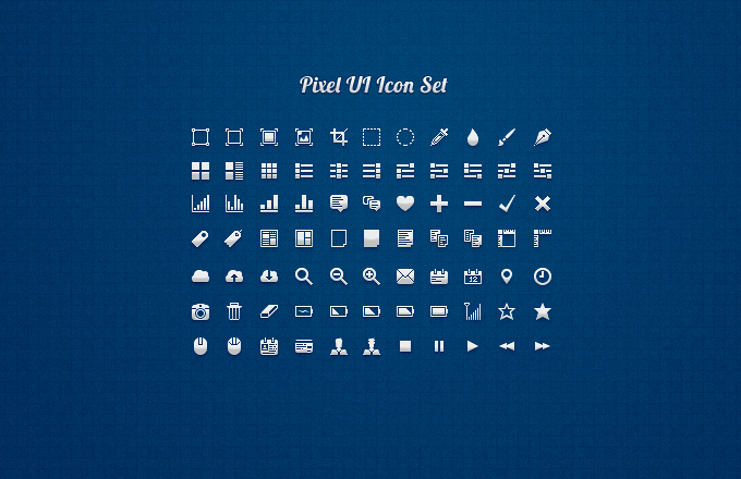 680x440 Free Pixel Ui Icon Set Files, Vectors Graphics
