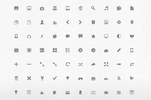 600x400 Ui Icon Set