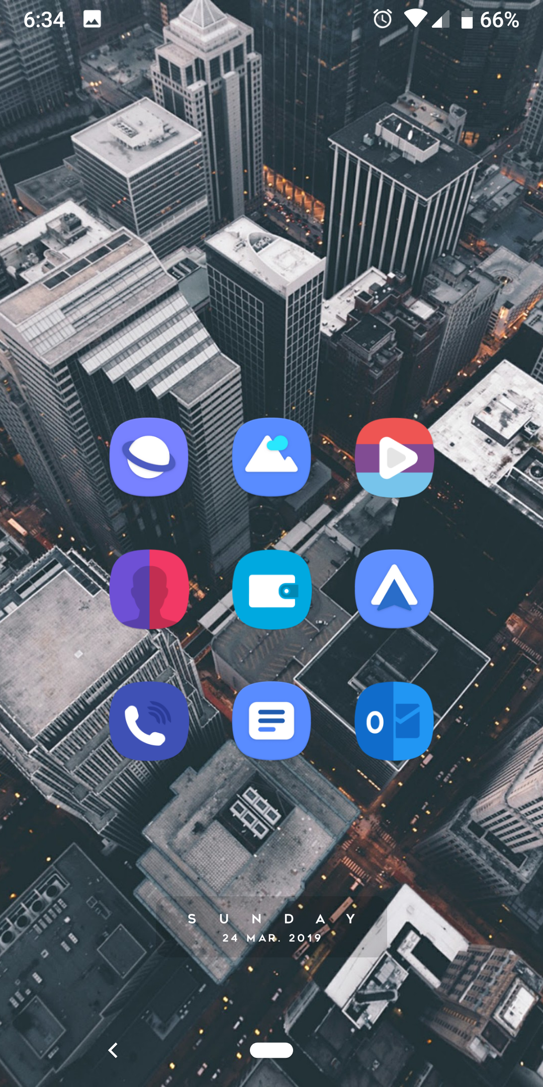 1080x2160 Theme One Ui Icon Pack + Watermelon Kwgt
