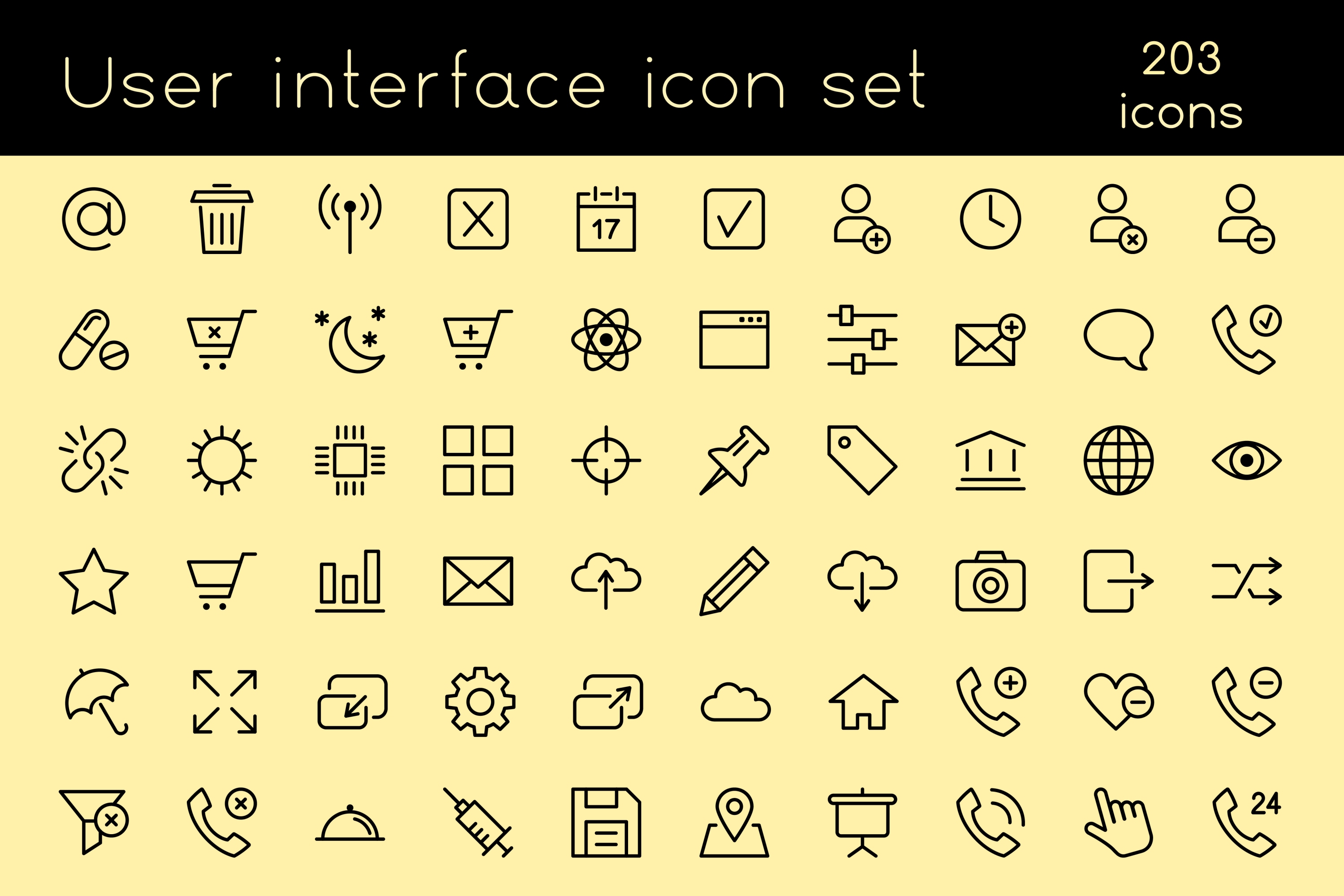 3000x2000 Ui Icon Set