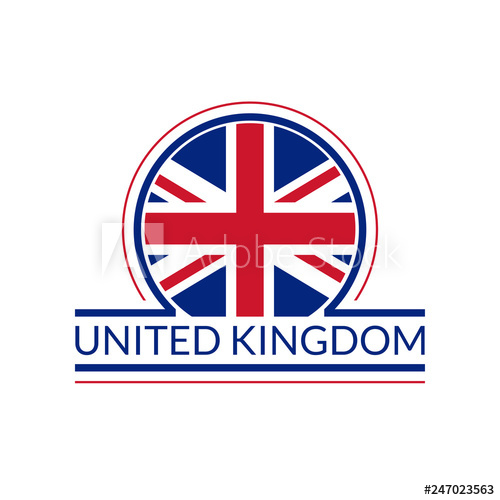 500x500 Uk Flag Icon The United Kingdom Circle Logo Or Badge British
