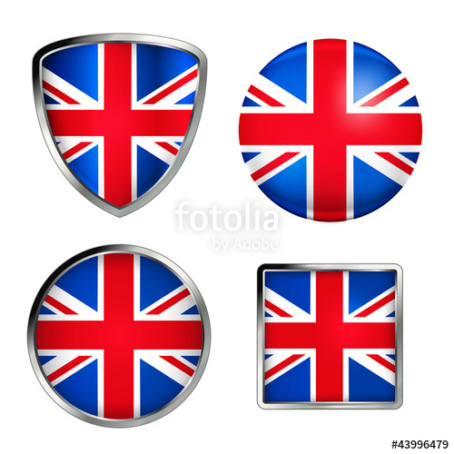 500x500 Uk Flag Icon Set Stock Image And Royalty Free Vector