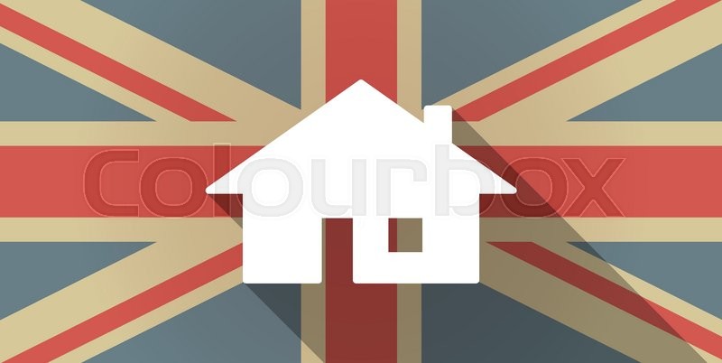 800x402 Illustration Of A Uk Flag Icon With A Stock Vector Colourbox