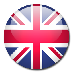 256x256 Button Flag United Kingdom Icon, Png Clipart Image