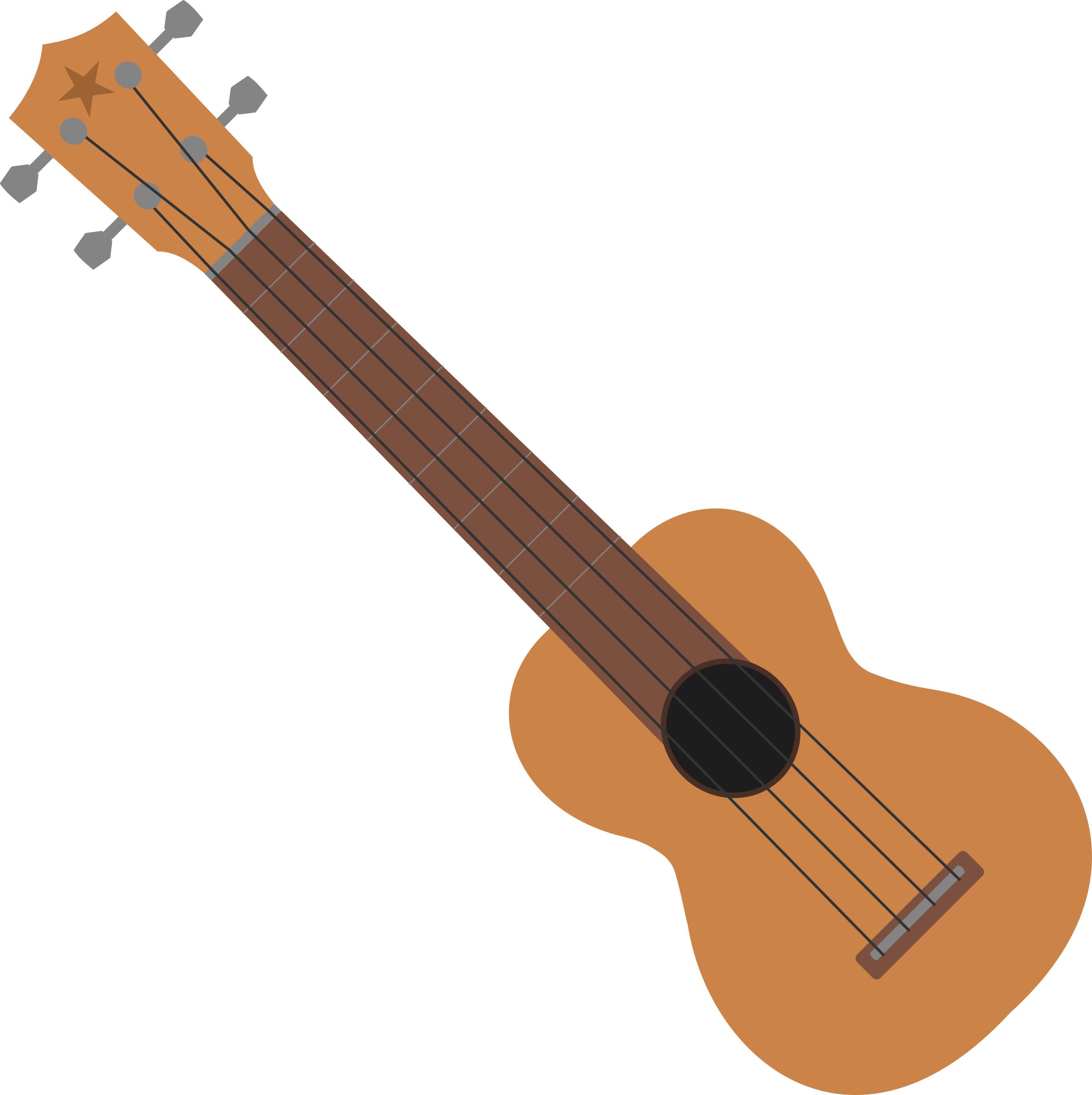 2394x2400 Simple Ukulele No Outline Icons Png