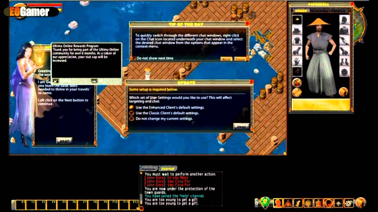 ultima online forever magery training
