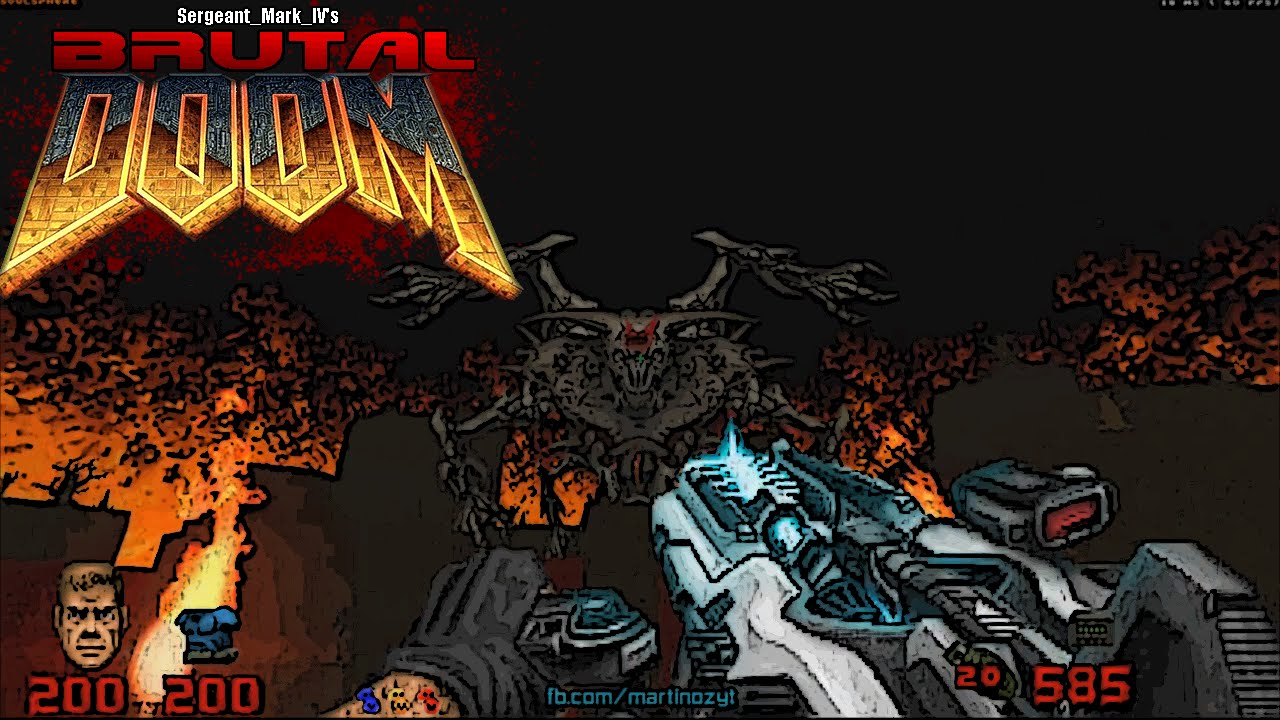 1280x720 Brutal Doom Weapons + The Ultimate Icon Of Sin