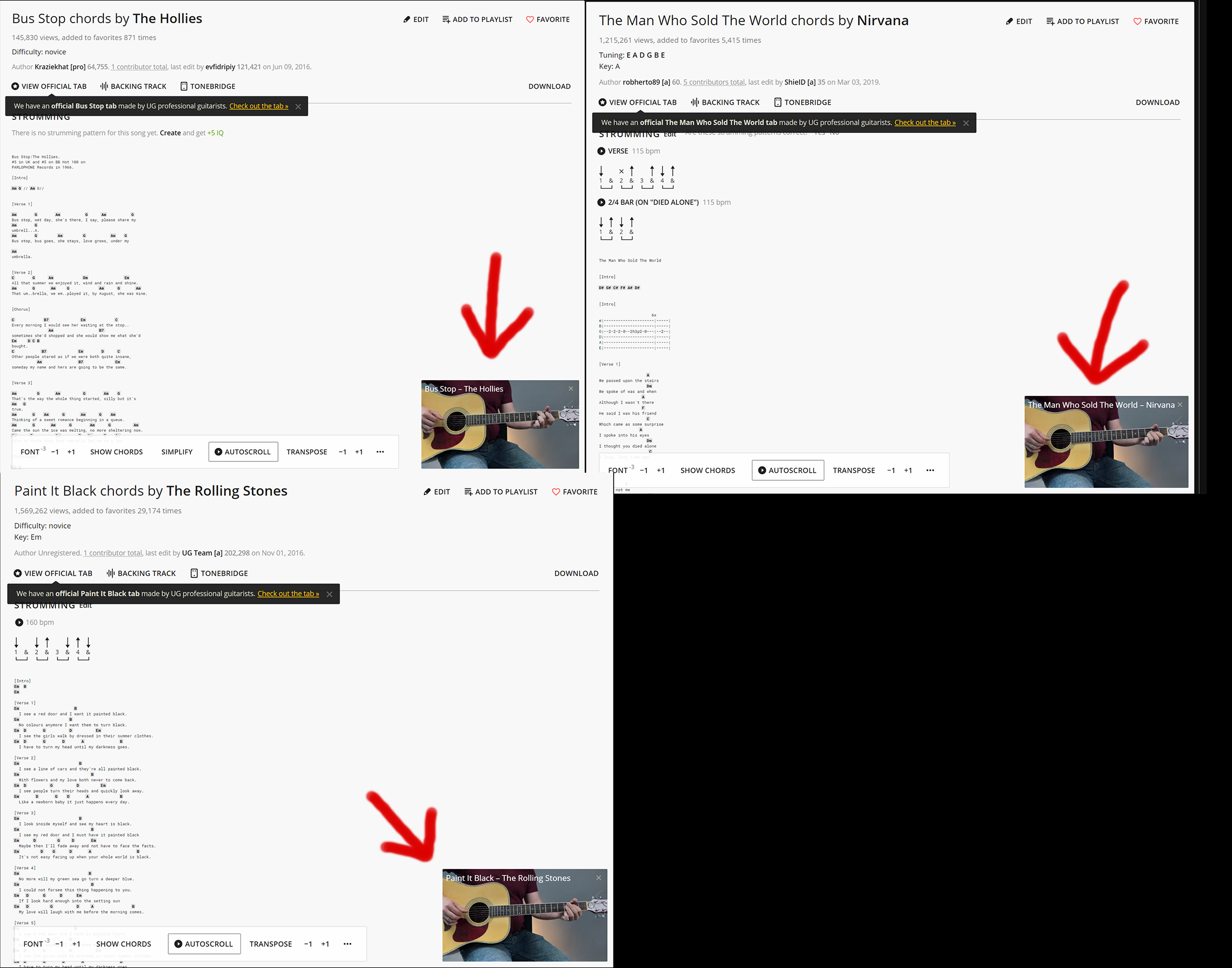 2291x1800 Different Guitar Music, Same Crappy Fake Tutorial Video