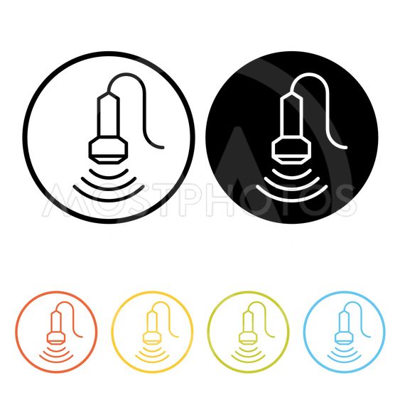 563x563 Ultrasound Icon Concept